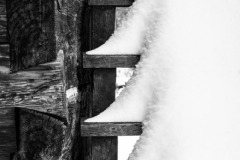 Snowy Pattern on Steps