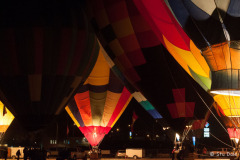 Vernon Winter Carnival balloon lightup.