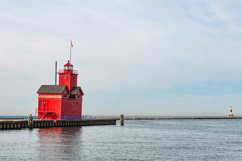 Holland, Michigan's  harbour entrance lighthouse